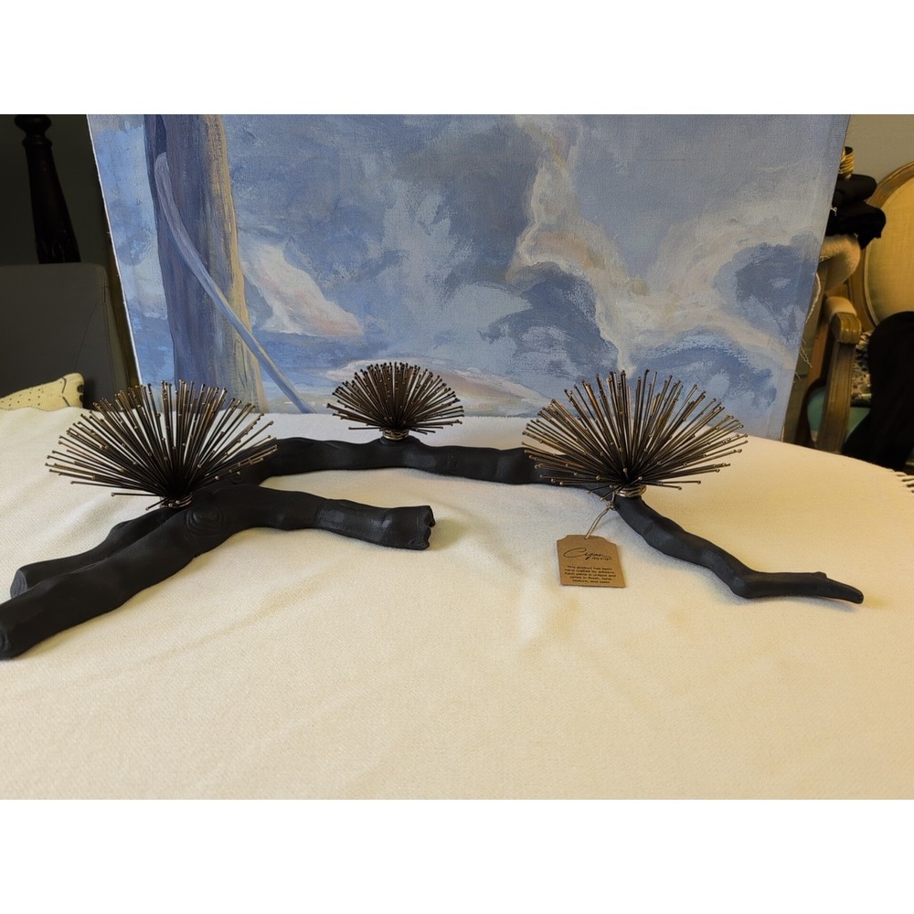 Cyan Design NWT Black/Gold Ichiyo Blooming Cherry Tree Wall Art $410
